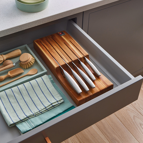 FORME Zestaw noży kuchennych 5 cz. w bloku do szuflady