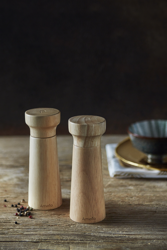 SALT & PEPPER Młynki Drewniane Naturalne 2 szt.
