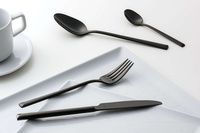 METROPOLE zestaw dla 1 osoby - 5 sztuk czarny