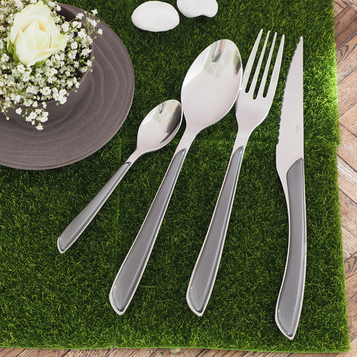 ECLAT Komplet sztućców dla 6 osób 24 cz. szary w pud.