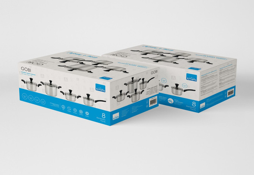 GOBI Zestaw garnków 8 elementów