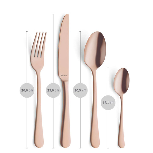 AUSTIN Widelec stołowy miedziany