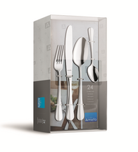 BAGUETTE Komplet sztućców dla 6 osób 24 cz. w pudełku TB
