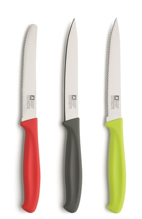 COLOURED  Zestaw 3 noży