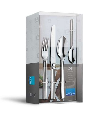 REGENCY Komplet sztućców dla 6 osób 24 części w pudełku TB