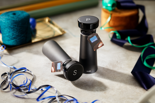 SALT & PEPPER Młynki Drewniane Czarne 2 szt.