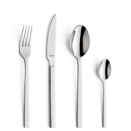 CUBE Komplet sztućców dla 6 osób 24 części w pudełku TB