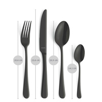 AUSTIN Lyżka stołowa czarna