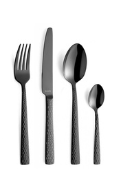 FELICITY Komplet sztućców PVD dla 6 osób 24 cz. w pud. czarny