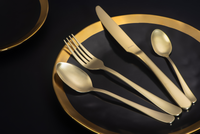 AUSTIN Komplet łyżeczek do latte dla 6 cz. SZAMPAŃSKIE