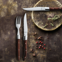 ROYAL STEAK Nóż stekowy czarny ząbkowany