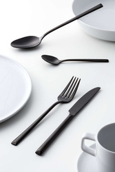 METROPOLE zestaw dla 1 osoby - 5 sztuk czarny