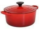 COUSINOX garnek do duszenia czerwony 24cm