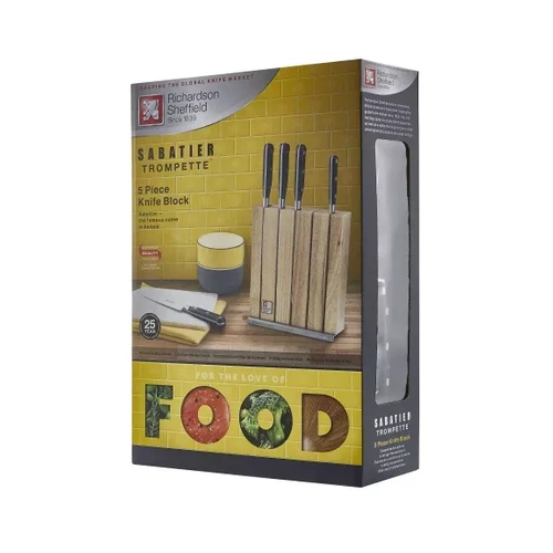 SABATIER TROMPETTE Zestaw noży kuchennych 5 cz. w bloku