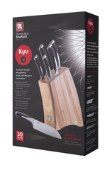 KYU Zestaw noży kuchennych 5 cz. w bloku