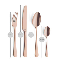 AUSTIN Łyżeczka do kawy miedziana