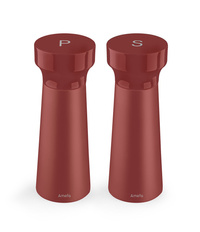 SALT & PEPPER Młynki Drewniane Terracotta 2 szt.