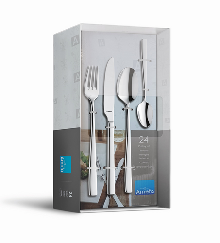 AUSTIN Komplet sztućców dla 6 osób 24 części w pudełku TB