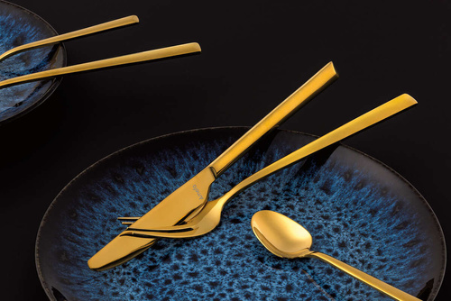 METROPOLE Widelec stołowy PVD złoty