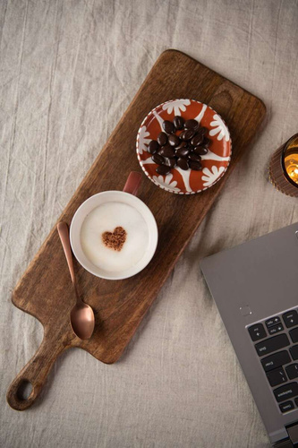 AUSTIN Komplet sztućców dla 6 osób 24 cz. MIEDZIANY