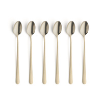 AUSTIN Komplet łyżeczek do latte dla 6 cz. SZAMPAŃSKIE