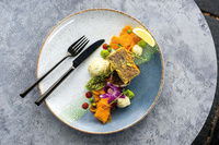 METROPOLE Widelec stołowy PVD czarny