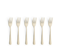 AUSTIN Komplet widelczyków do ciasta dla 6 cz. SZAMPAŃSKIE