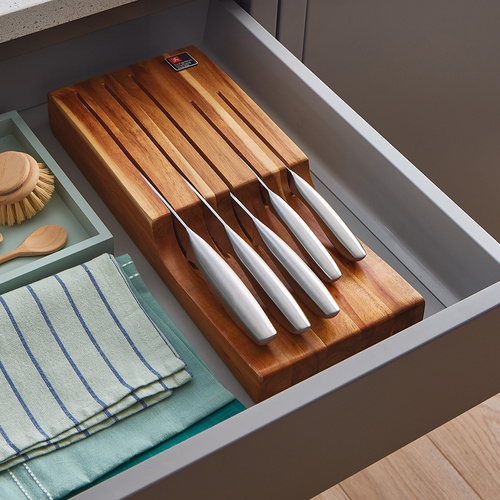 FORME Zestaw noży kuchennych 5 cz. w bloku do szuflady