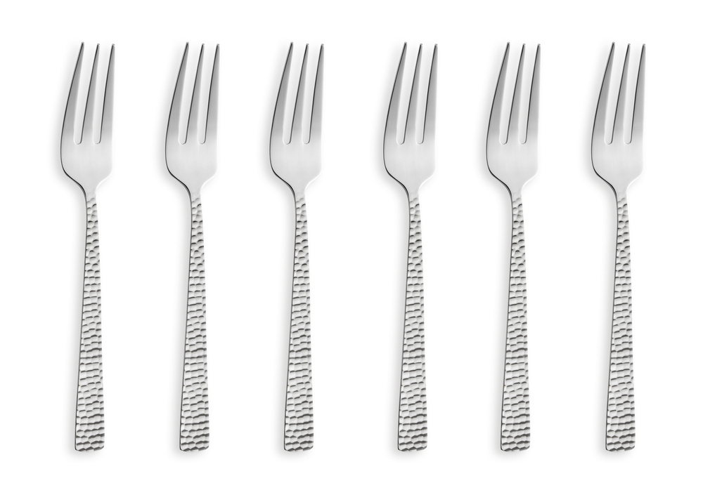 FELICITY  Komplet 6 widelczyków do ciasta w pud