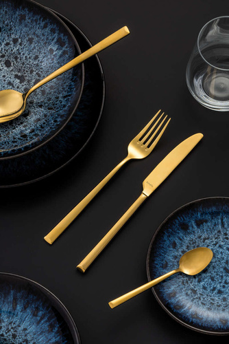 METROPOLE Łyżka stołowa PVD złota