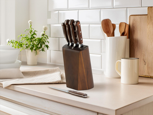 VIRTUOSE Zestaw noży kuchennych 5 cz. w bloku