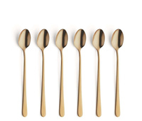 AUSTIN Komplet łyżeczek do latte dla 6 cz. ZŁOTY